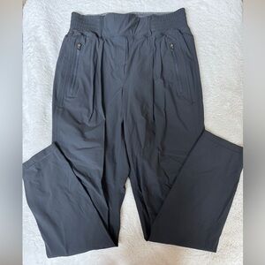 Lululemon black lined pants with drawstring